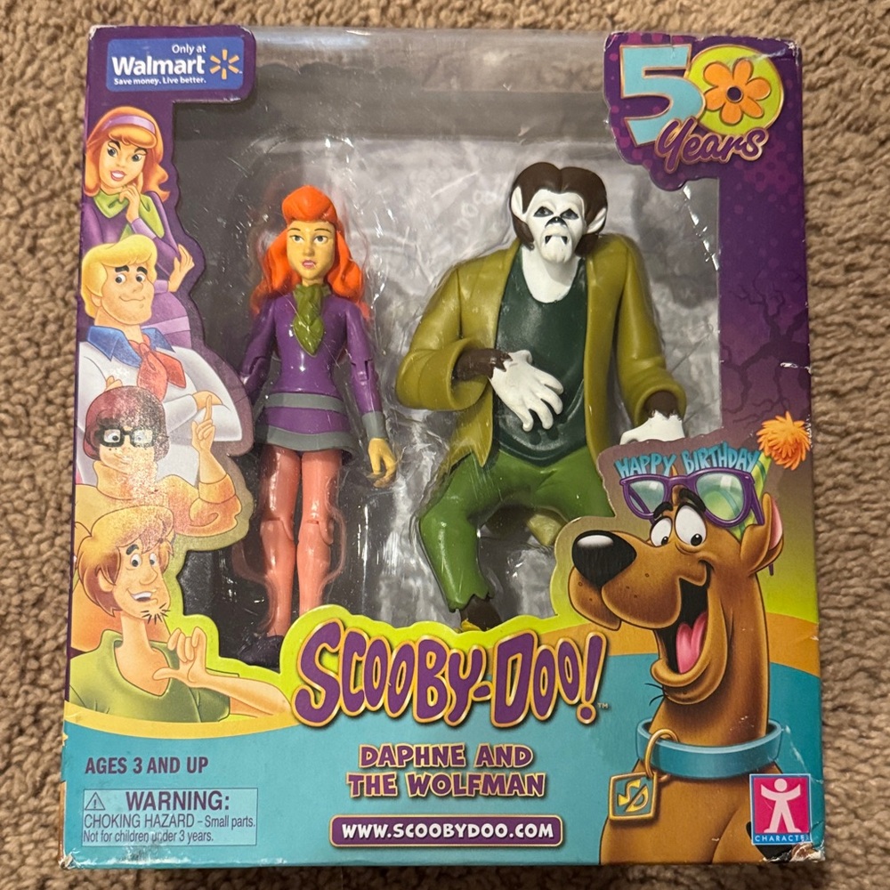 Scooby-Doo Daphne and The Wolfman Action Figures